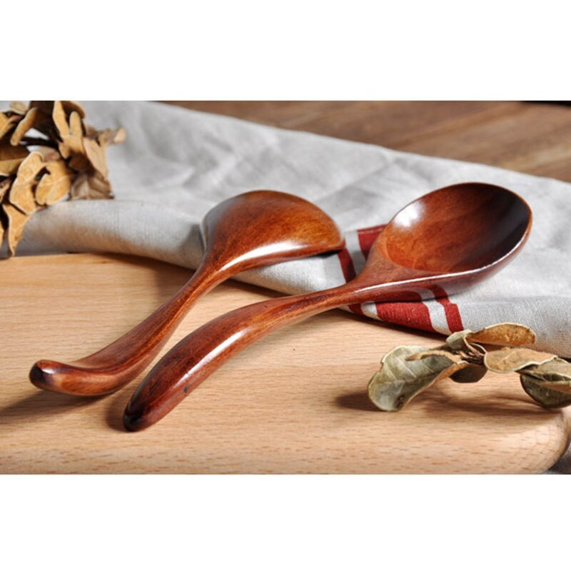 Drvene žličice od 8 komada za jelo prirodne juhe Drvene žlice za kuhanje Drvene žličice za čaj Žlice za začine za miješanje čaja s medom