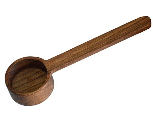 Fa mérőkanál készlet konyhai mérőkanál tea kávékanál cukor fűszer mérőkanál réz kávéskanál