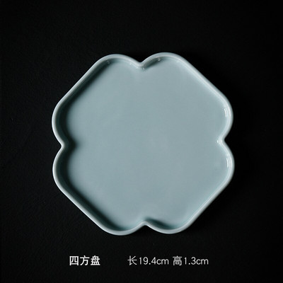 Tálca kerámia edények és a Pot of Dry-Bulb Disk Creative nagy gyümölcsös Dian Xin Pan teatálca tál ételtálaláshoz Desszerttálca