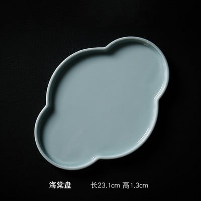 Tálca kerámia edények és a Pot of Dry-Bulb Disk Creative nagy gyümölcsös Dian Xin Pan teatálca tál ételtálaláshoz Desszerttálca