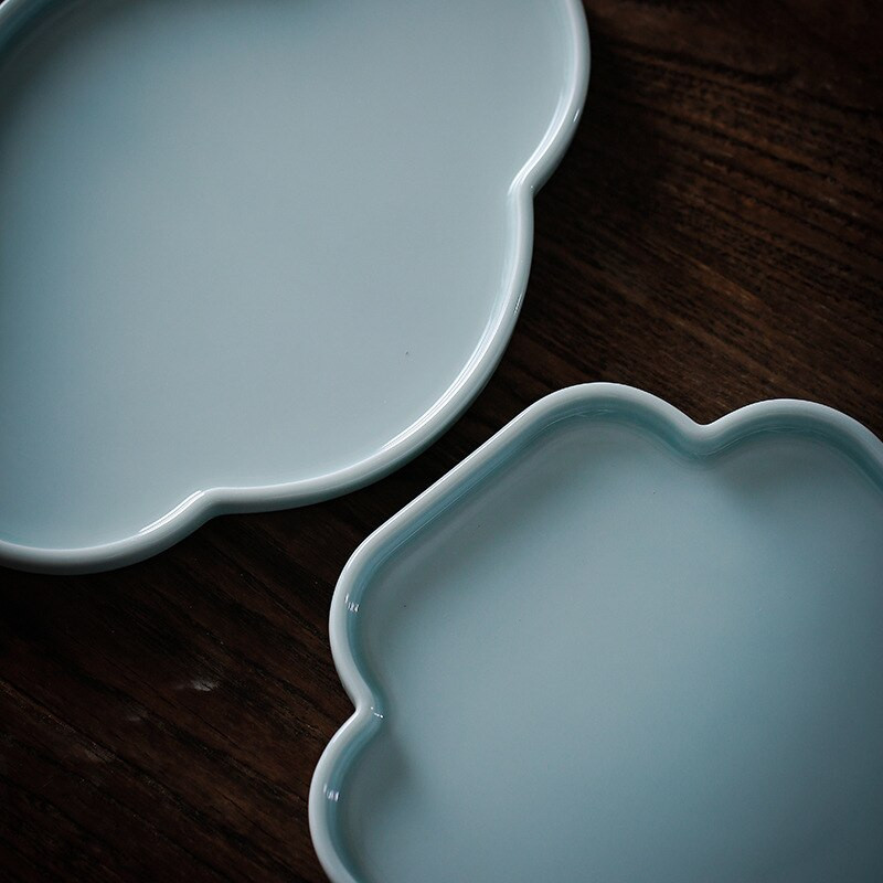 Tálca kerámia edények és a Pot of Dry-Bulb Disk Creative nagy gyümölcsös Dian Xin Pan teatálca tál ételtálaláshoz Desszerttálca