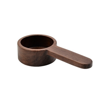 Drvena mjerna žlica od crnog oraha Žlica za zrno kave s dugom kratkom drškom Kuhinjski kućni alat za pečenje Mjerna čaša za piće