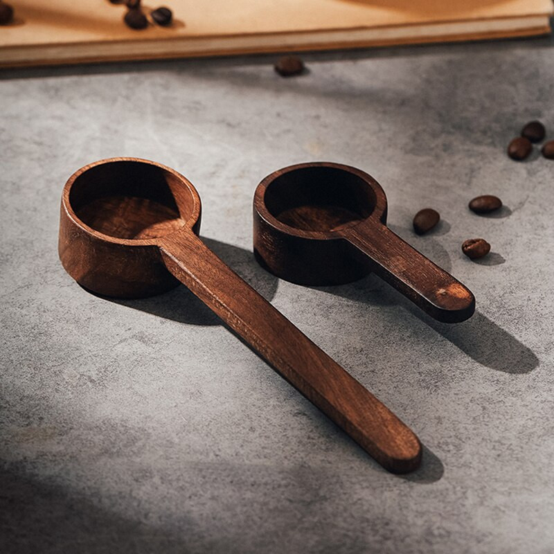 Drvena žličica za kavu Mjerna žličica za zrna kave, cijela zrna mljevena zrna ili čaj, pribor za kućnu kuhinju - 8 g
