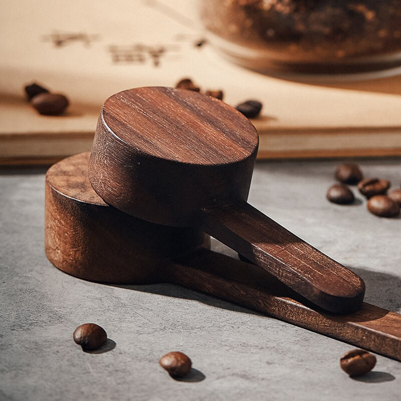 Drvena žličica za kavu Mjerna žličica za zrna kave, cijela zrna mljevena zrna ili čaj, pribor za kućnu kuhinju - 8 g