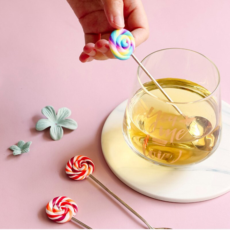 Miela ledinukų šakutė ir šaukštas 304 nerūdijančio plieno desertinė šakutė šaukštelis mažas šaukštelis kavos šaukštelis vaisių šakutė Kavos priedai