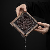 Spremnik s kapljicama vode Posuda za lonac Japanski keramički poslužavnik za čaj Spremište vode Mini mali stolić za čaj Jedna bambusova posuda za čaj