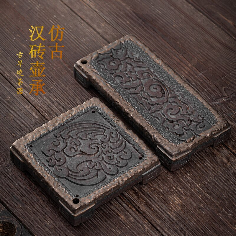 Spremnik s kapljicama vode Posuda za lonac Japanski keramički poslužavnik za čaj Spremište vode Mini mali stolić za čaj Jedna bambusova posuda za čaj