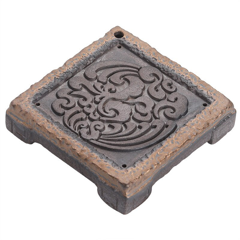 Spremnik s kapljicama vode Posuda za lonac Japanski keramički poslužavnik za čaj Spremište vode Mini mali stolić za čaj Jedna bambusova posuda za čaj