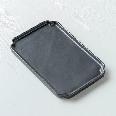 Tavă de ceai din ceramică Tavă din gresie cu becuri uscată Ghiveci cu purtător de fructe Torr Cha Dian Pan Farfurie de ceai Kung Fu Tavă de ceai Masă de ceai