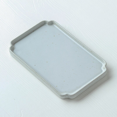 Tavă de ceai din ceramică Tavă din gresie cu becuri uscată Ghiveci cu purtător de fructe Torr Cha Dian Pan Farfurie de ceai Kung Fu Tavă de ceai Masă de ceai