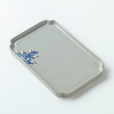 Tavă de ceai din ceramică Tavă din gresie cu becuri uscată Ghiveci cu purtător de fructe Torr Cha Dian Pan Farfurie de ceai Kung Fu Tavă de ceai Masă de ceai