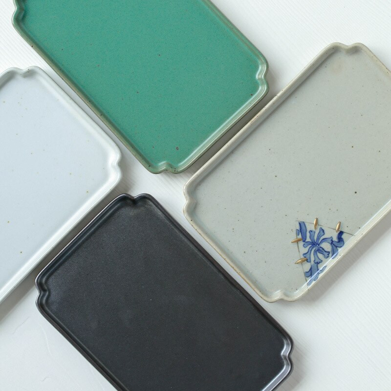 Tavă de ceai din ceramică Tavă din gresie cu becuri uscată Ghiveci cu purtător de fructe Torr Cha Dian Pan Farfurie de ceai Kung Fu Tavă de ceai Masă de ceai