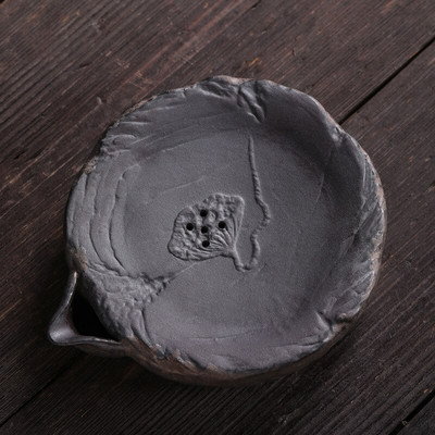 Creative Storage Virdulio guolių vadovas Akmens dirbiniai Hu Dian Retro keramikos Kung Fu arbatos paauksuotos sausos lemputės arbatos stalo serviravimo padėklai