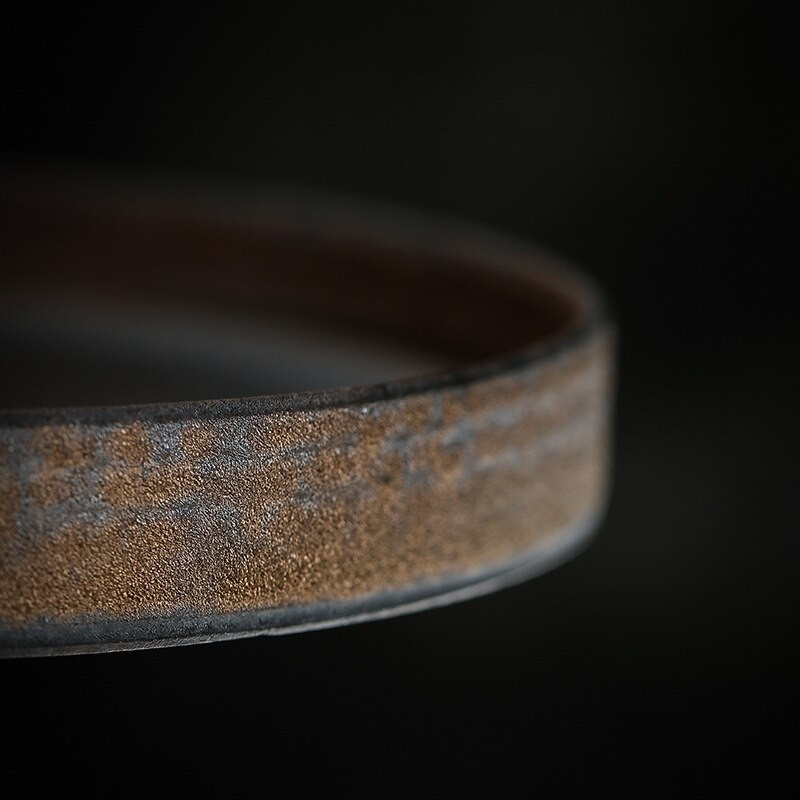 Posuda od kamenine Retro vodena žarulja Disk Lonac Ležaj Posuda za čaj Tanjurić Keramička kraljica Yuan Cha Pan Čajni stol TeaCeremony Porculan