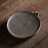 Apvalus puodo guolis Vintage Sandėliukas Torr Hu Dian Keraminis sausas lempučių stalas Kung Fu arbatos padėklas Kinų arbatos stalo arbatos ceremonija