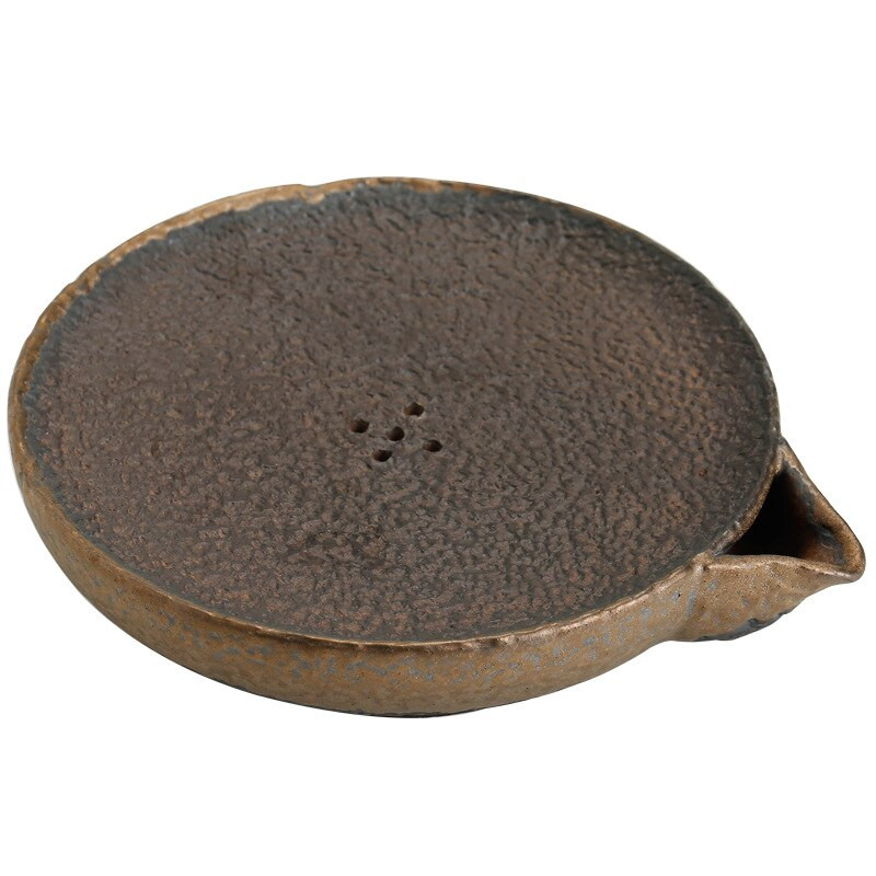 Apvalus puodo guolis Vintage Sandėliukas Torr Hu Dian Keraminis sausas lempučių stalas Kung Fu arbatos padėklas Kinų arbatos stalo arbatos ceremonija