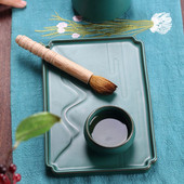 Rankų darbo japoniškas molinis sausas lemputės diskas Keraminis Kung Fu arbatos padėklas Padėklas Puodas Guolis Puodas Torr Lėkštė Arbatinuko padėklas serviravimo padėklas