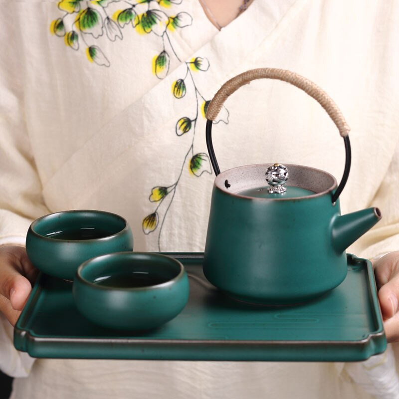 Rankų darbo japoniškas molinis sausas lemputės diskas Keraminis Kung Fu arbatos padėklas Padėklas Puodas Guolis Puodas Torr Lėkštė Arbatinuko padėklas serviravimo padėklas