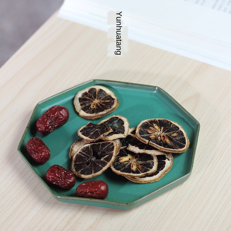 Rankinis puodą atraminis keraminis Kung Fu arbatos sausos lemputės diskas Hu Dian puodelio lėkštė Mažas padėklas Vaisiai Dian Xin Pan arbatos padėklas arbatos ceremonija