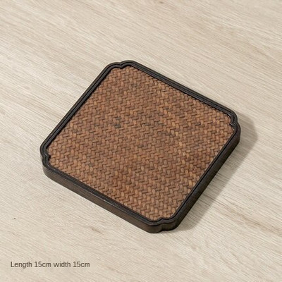 Sunkus bambuko arbatos stalo padėklas Bambuko kilimėlis Bambuko kilimėlis lėkštė Zen puodo padėklas Buitinis mažas arbatos padėklas arbatos rinkinys serviravimo padėklai Kavos padėklas