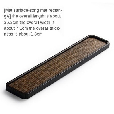 Sunkus bambuko arbatos stalo padėklas Bambuko kilimėlis Bambuko kilimėlis lėkštė Zen puodo padėklas Buitinis mažas arbatos padėklas arbatos rinkinys serviravimo padėklai Kavos padėklas