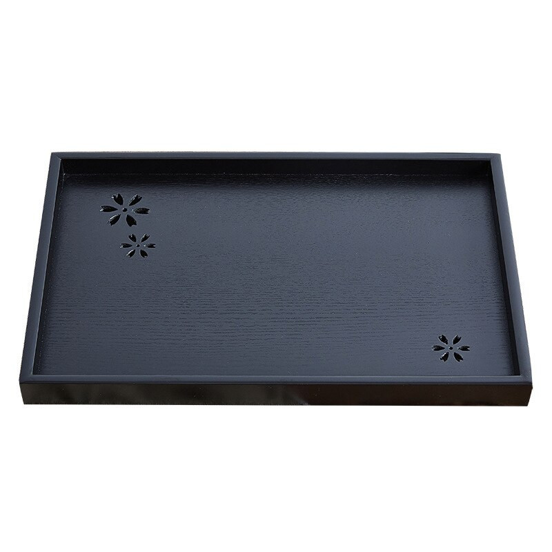 Vacsora Desszert Szállítók Tömörfa étkészlet Retro Reggeli Tároló Teaétel Szállodai Otthoni Tálaló Snack