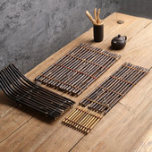 Splavi Dizajn čamaca Set za čaj Toplinska izolacija Podmetač za čaše Prirodni bambus Ekološki prihvatljiv Držač šalice čaja Posuda za lonac za čaj