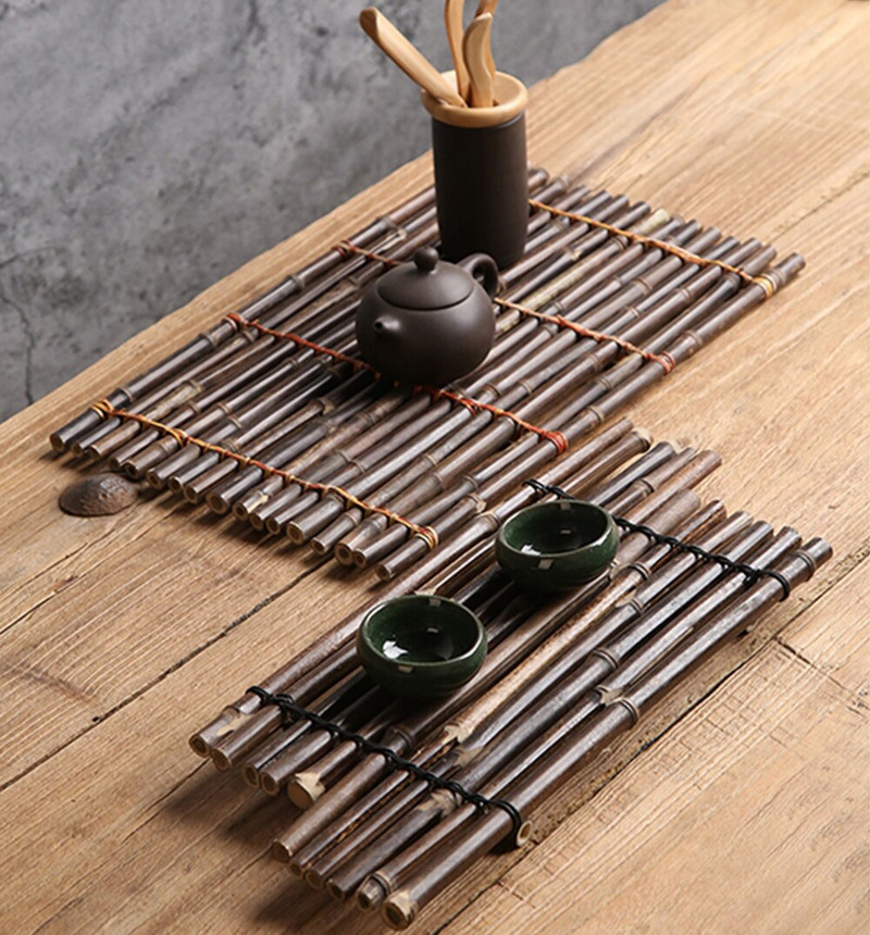 Splavi Dizajn čamaca Set za čaj Toplinska izolacija Podmetač za čaše Prirodni bambus Ekološki prihvatljiv Držač šalice čaja Posuda za lonac za čaj