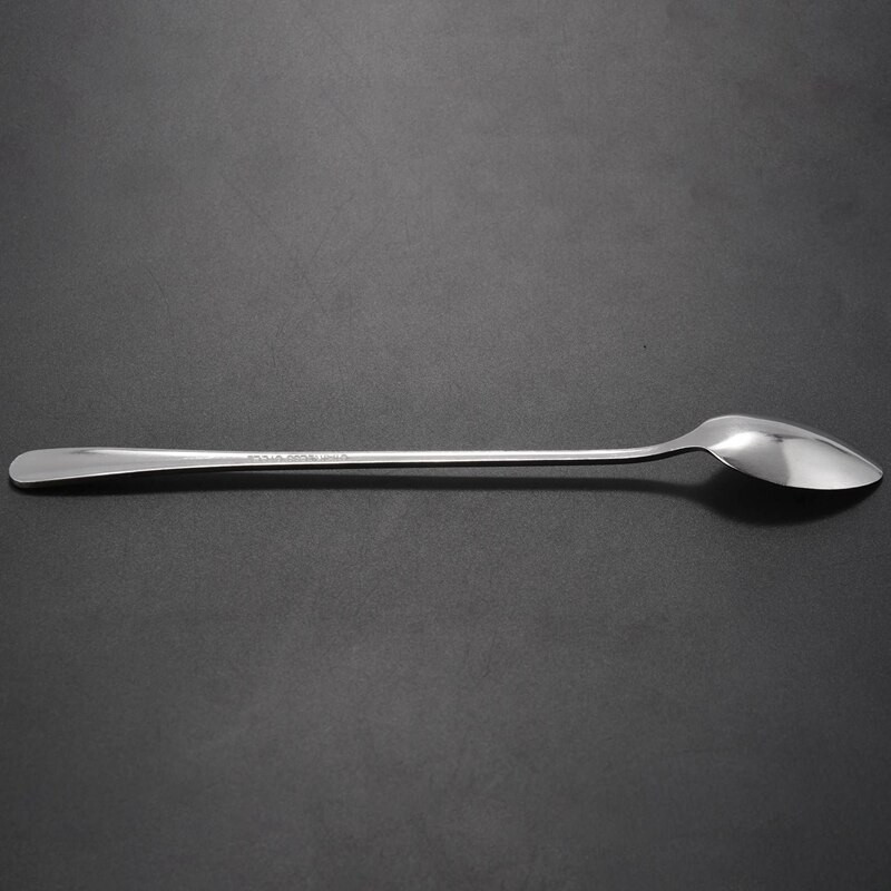 Naujas 3 vnt ilgos rankenos nerūdijančio plieno arbatos kavos šaukštas kokteilių ledų šaukštas šaukštas stalo įrankiai smaili galvutė