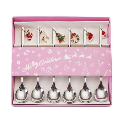 Lingurita Cafea Craciun 6 Buc Alimente Coacerea Baut Espresso Supa Orez Gadget Nou