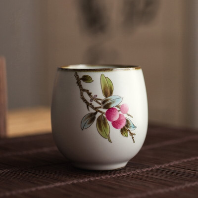 Китайски Ru Kiln Посуда Чаени чаши ChaZhan Anti Scaling Retro Teacup Ceramic Multicolor Master Personal Single Cup Drinkware