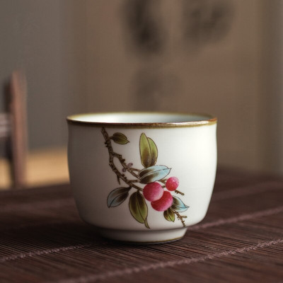 Китайски Ru Kiln Посуда Чаени чаши ChaZhan Anti Scaling Retro Teacup Ceramic Multicolor Master Personal Single Cup Drinkware