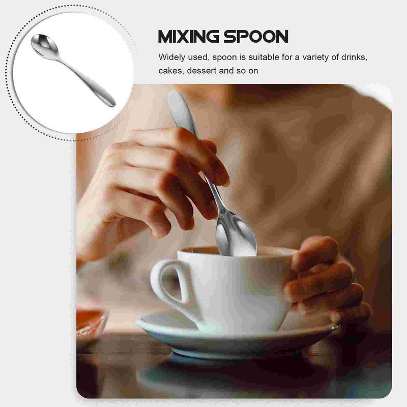 Lyžica Lyžice Naberačka Torta Krém Ľad Cukor Soľ Večera Káva Omáčka Jogurt Čaj Puding Dezert Espresso Mini Nerezová oceľ