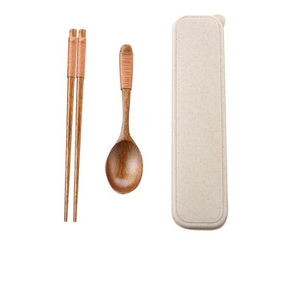 3 DB Kanál Villa Evőeszköz Hordozható étkészlet Ebéd étkészlet Dobozkészlettel 401 Rozsdamentes acél konyhai kiegészítők