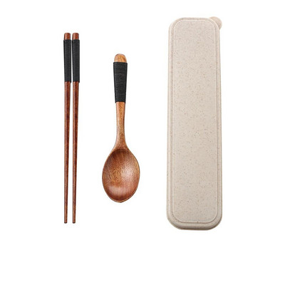 3 DB Kanál Villa Evőeszköz Hordozható étkészlet Ebéd étkészlet Dobozkészlettel 401 Rozsdamentes acél konyhai kiegészítők