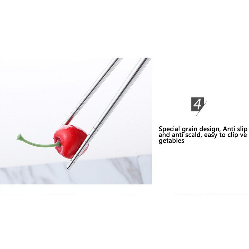 3 DB Kanál Villa Evőeszköz Hordozható étkészlet Ebéd étkészlet Dobozkészlettel 401 Rozsdamentes acél konyhai kiegészítők