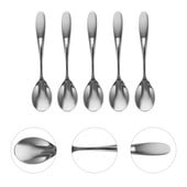 Šaukštas Šaukštai Kaušelis Pyragas Grietinėlė Ledas Cukrus Druska Vakarienė Kavos padažas Jogurtas Arbata Pudingas Desertas Espresso Mini Nerūdijantis plienas