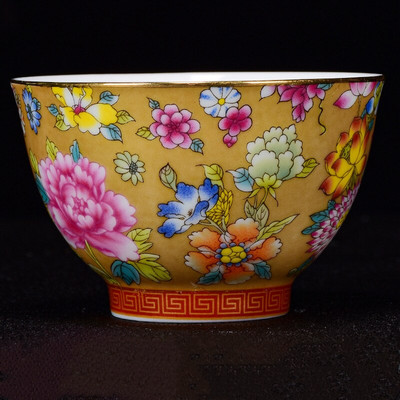 Jingdezhen Керамична чаша за чай Oolong Бутикова купа за чай Ръчно изработен порцеланов Сервиз за чай Аксесоари Master Teacup Персонална единична чаша