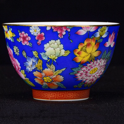 Jingdezhen Керамична чаша за чай Oolong Бутикова купа за чай Ръчно изработен порцеланов Сервиз за чай Аксесоари Master Teacup Персонална единична чаша