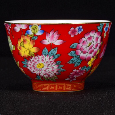 Jingdezhen Керамична чаша за чай Oolong Бутикова купа за чай Ръчно изработен порцеланов Сервиз за чай Аксесоари Master Teacup Персонална единична чаша