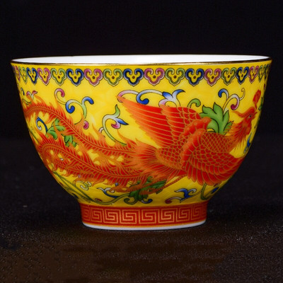 Jingdezhen Керамична чаша за чай Oolong Бутикова купа за чай Ръчно изработен порцеланов Сервиз за чай Аксесоари Master Teacup Персонална единична чаша