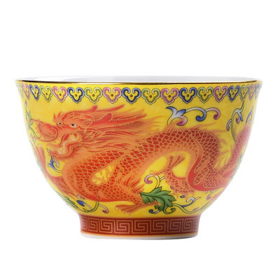 Jingdezhen Керамична чаша за чай Oolong Бутикова купа за чай Ръчно изработен порцеланов Сервиз за чай Аксесоари Master Teacup Персонална единична чаша