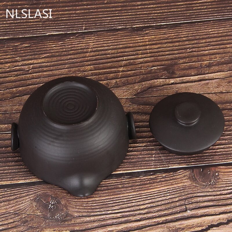 Hordozható utazási teáskészlet Yixing lila agyag teáskanna Quik edények Egy edény és két csésze teás edények kínai italos teáskannák