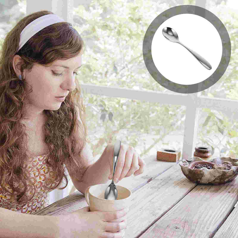 Žlica Žlice Lopatica Krema za kolače Led Šećer Sol Večera Kava Umak Jogurt Čaj Puding Desert Espresso Mini Nehrđajući čelik