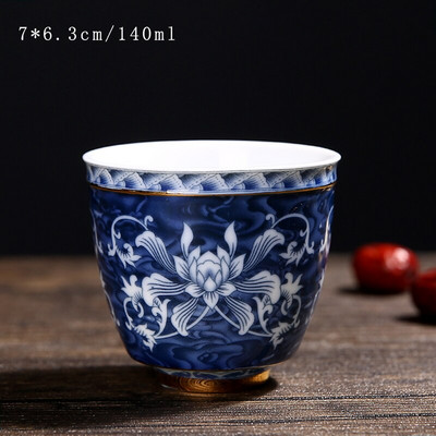 4 ks/sada Jingdezhen Retro ručne vyrobená keramická podložka pod šálku, ručne maľovaná butiková miska na čaj, čínska porcelánová čajová súprava