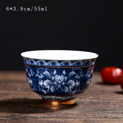 4 ks/sada Jingdezhen Retro ručne vyrobená keramická podložka pod šálku, ručne maľovaná butiková miska na čaj, čínska porcelánová čajová súprava