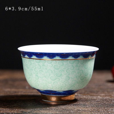 4 ks/sada Jingdezhen Retro ručne vyrobená keramická podložka pod šálku, ručne maľovaná butiková miska na čaj, čínska porcelánová čajová súprava