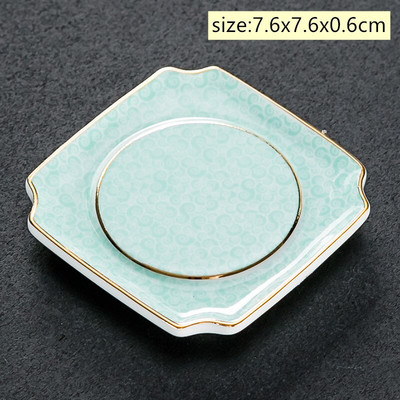 4 ks/sada Jingdezhen Retro ručne vyrobená keramická podložka pod šálku, ručne maľovaná butiková miska na čaj, čínska porcelánová čajová súprava