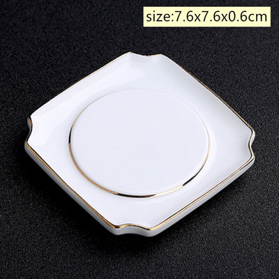 4 ks/sada Jingdezhen Retro ručne vyrobená keramická podložka pod šálku, ručne maľovaná butiková miska na čaj, čínska porcelánová čajová súprava