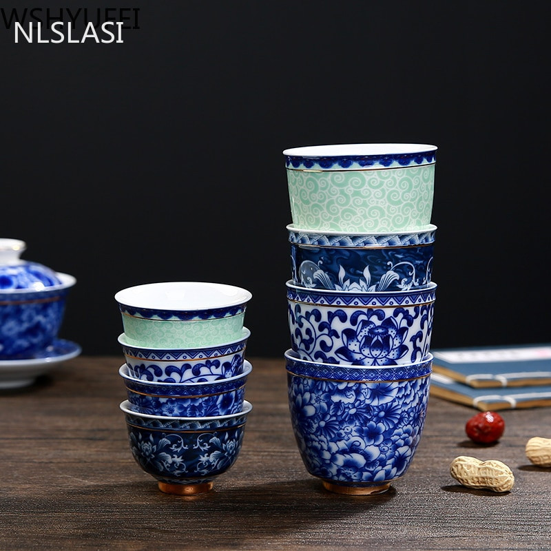 4 ks/sada Jingdezhen Retro ručne vyrobená keramická podložka pod šálku, ručne maľovaná butiková miska na čaj, čínska porcelánová čajová súprava